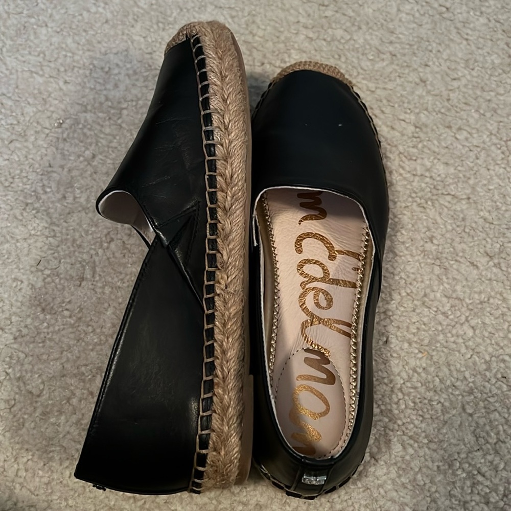 Sam Edelman black espadrilles. Size 6